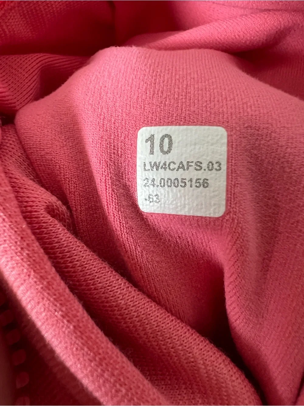 Lululemon Nulu Define Jacket Sakura Pink W4CAFS 10 Square Dot